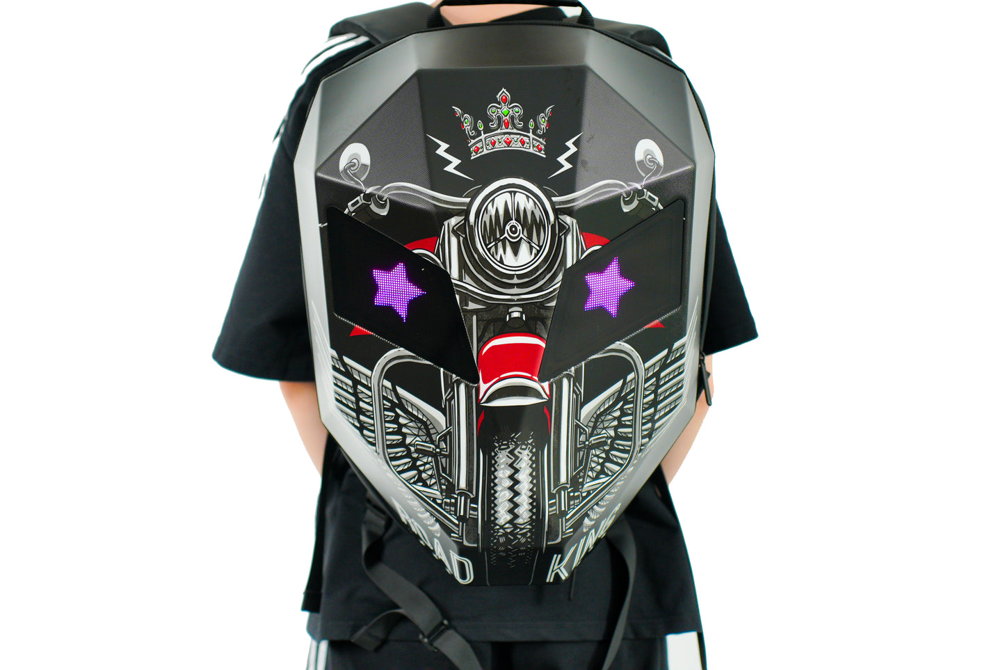 BLACK KINGKONG LED BACKPACK