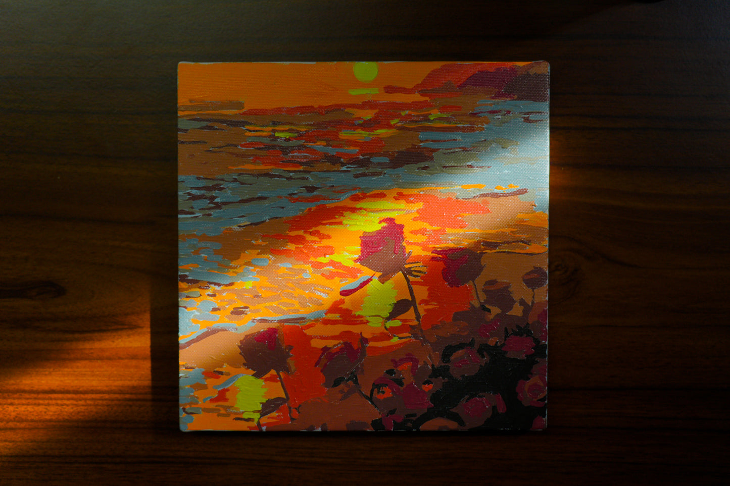 Color by Number - Sunset Rose