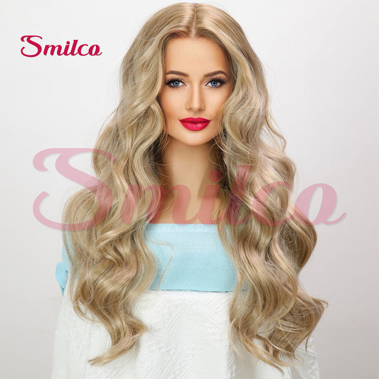 #19 Blonde Curly Long Wig