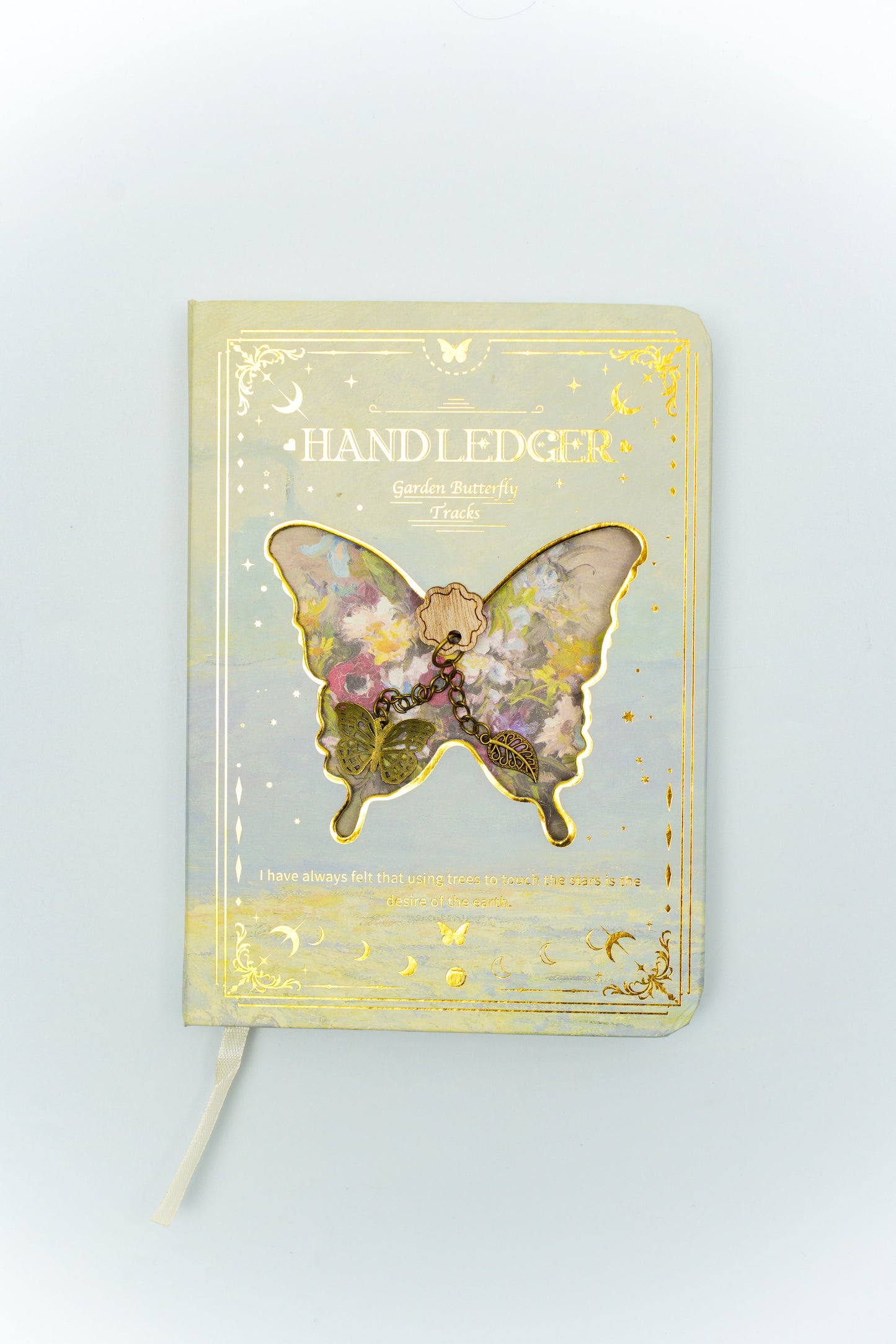 GARDEN BUTTERFLY TRACKS HAND LEDGER