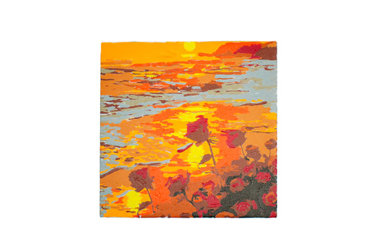 Color by Number - Sunset Rose